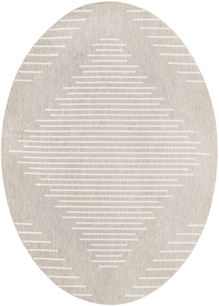 6' x 6' Easy-Clean Modern Indoor / Outdoor Round Rug
