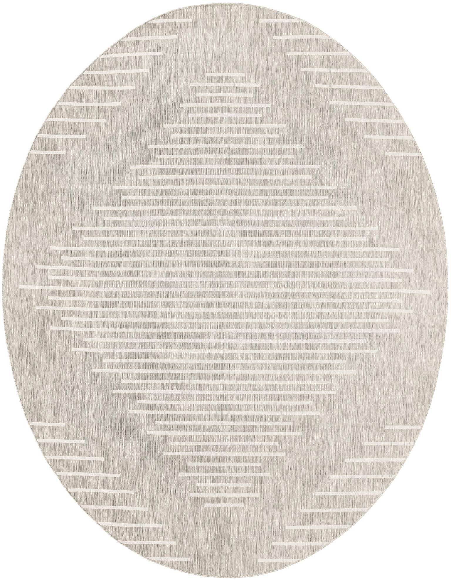 6' x 6' Easy-Clean Modern Indoor / Outdoor Round Rug