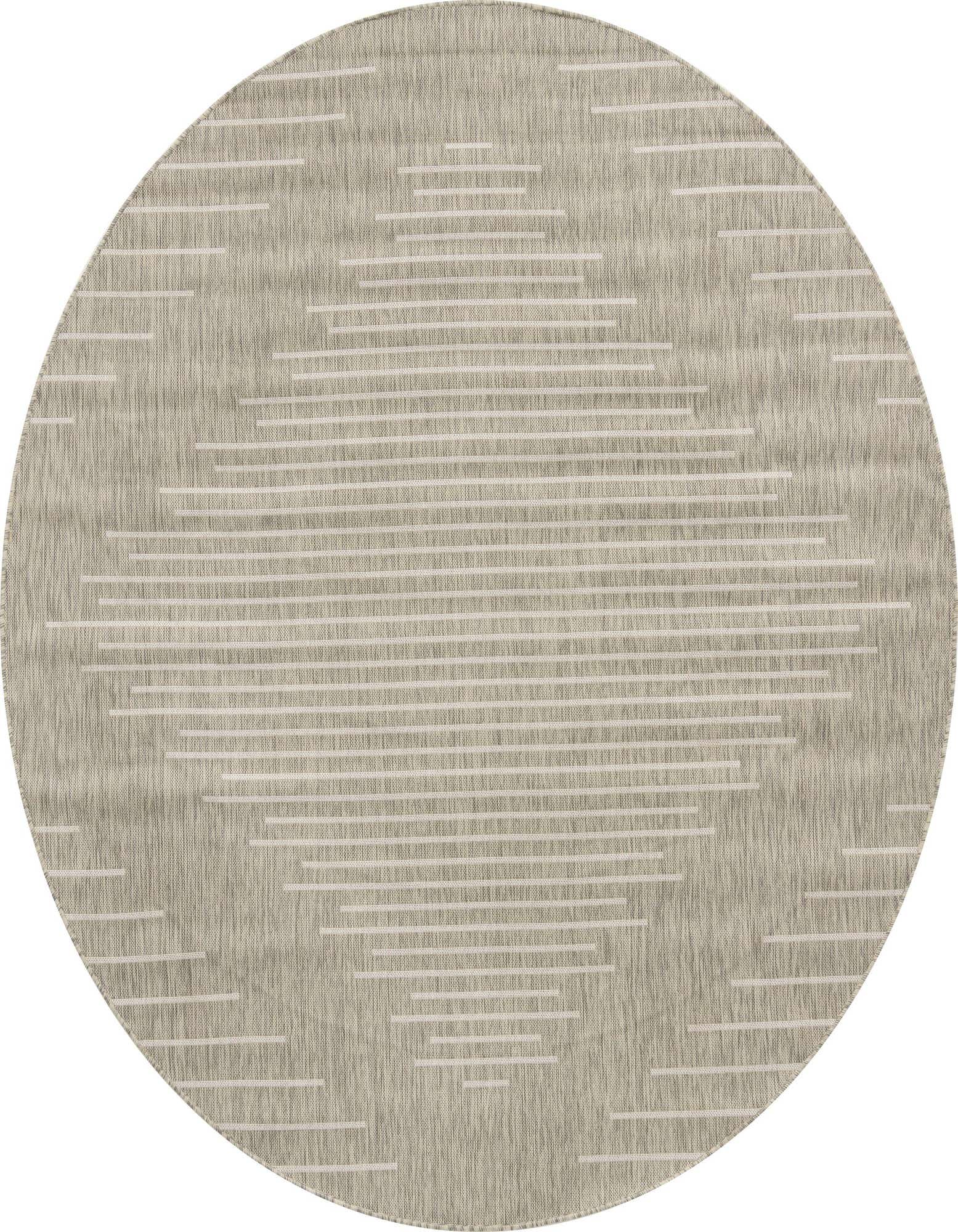 7' 10 x 7' 10 Easy-Clean Modern Indoor / Outdoor Round Rug