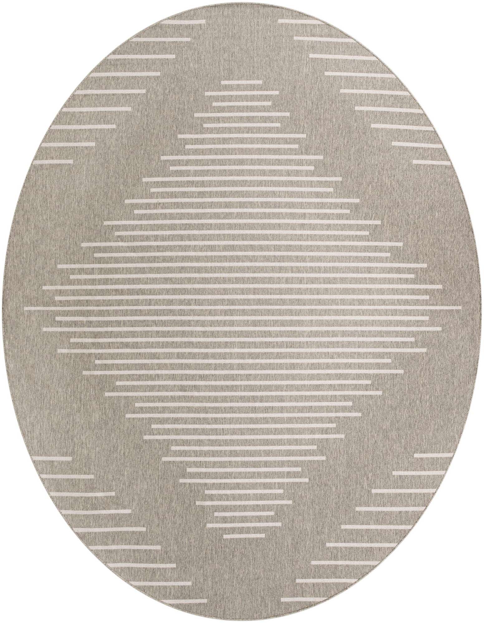 13' x 13' Easy-Clean Modern Indoor / Outdoor Round Rug