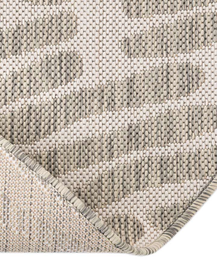 10' x 10' Easy-Clean Modern Indoor / Outdoor Round Rug