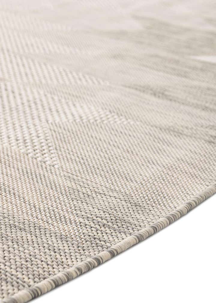 3' x 3' Easy-Clean Modern Indoor / Outdoor Round Rug