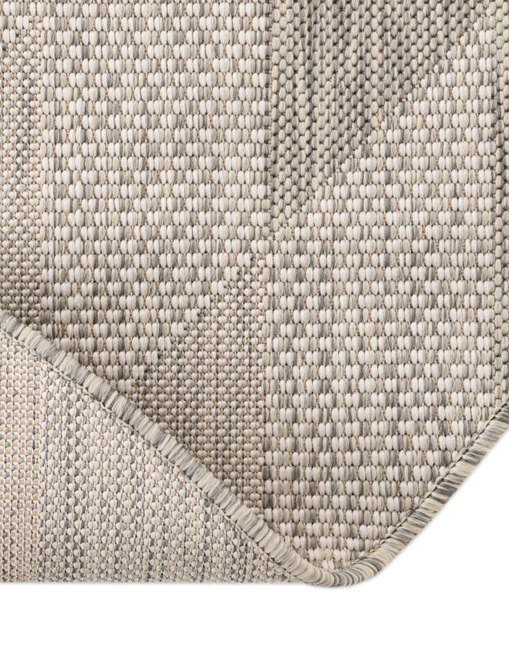 Detail image of 3' x 3' Easy-Clean Modern Indoor / Outdoor Round Rug