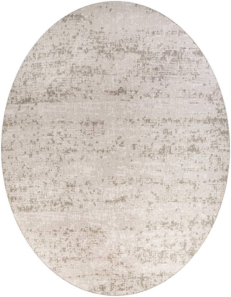 Detail image of 13' x 13' Easy-Clean Modern Indoor / Outdoor Round Rug