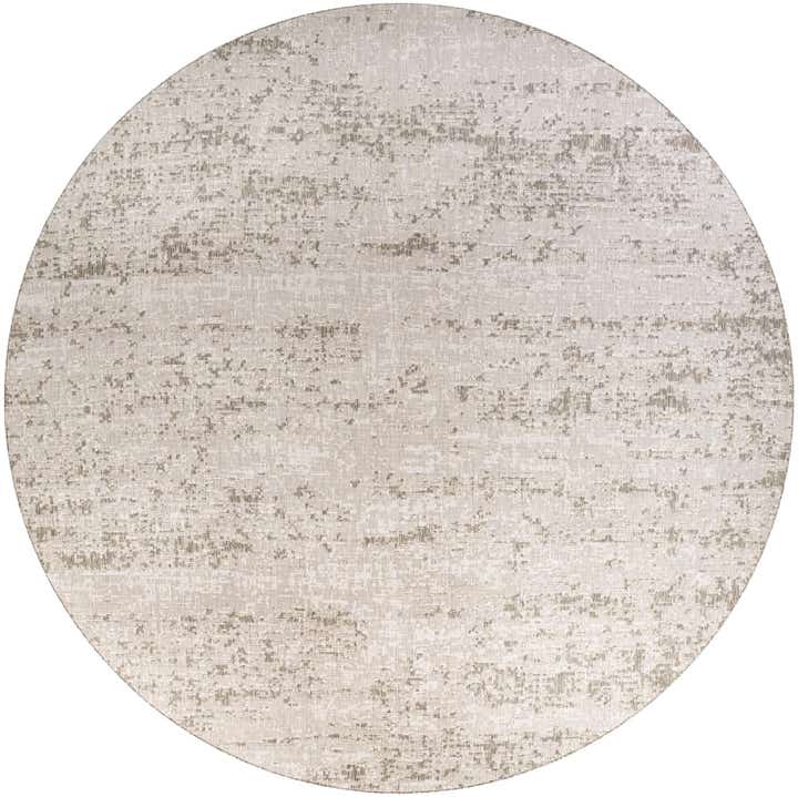 13' x 13' Easy-Clean Modern Indoor / Outdoor Round Rug