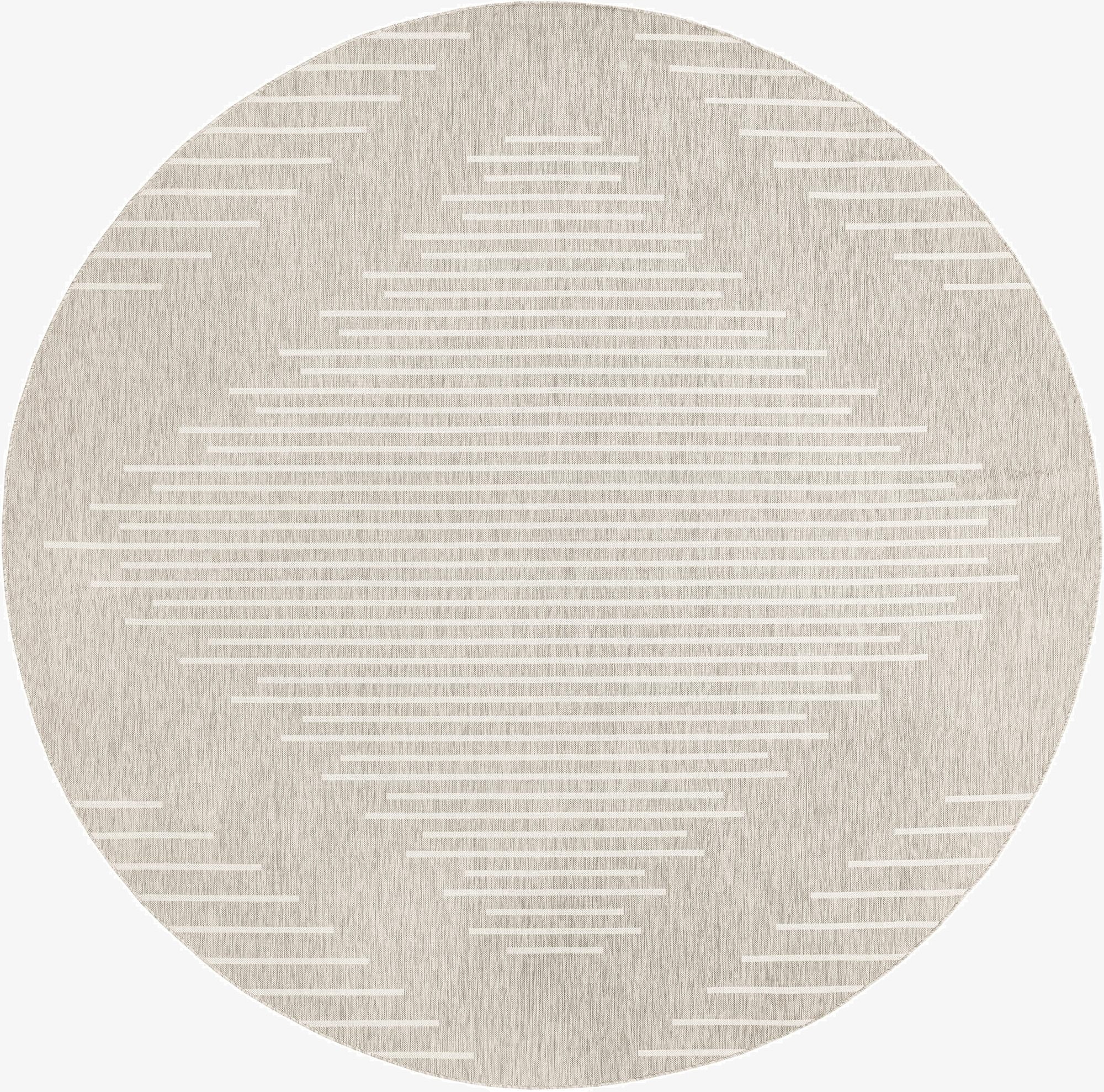 Primary image 13' x 13'  Washable Modern Indoor / Outdoor Round Rug