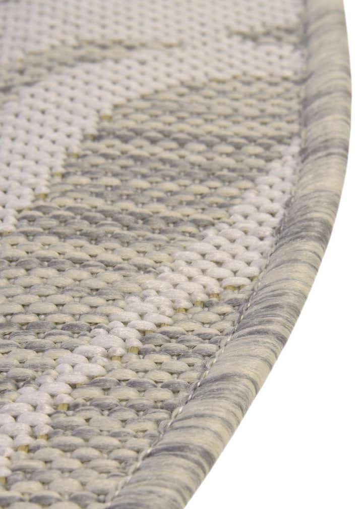 4' x 4' Easy-Clean Safari Indoor / Outdoor Round Rug