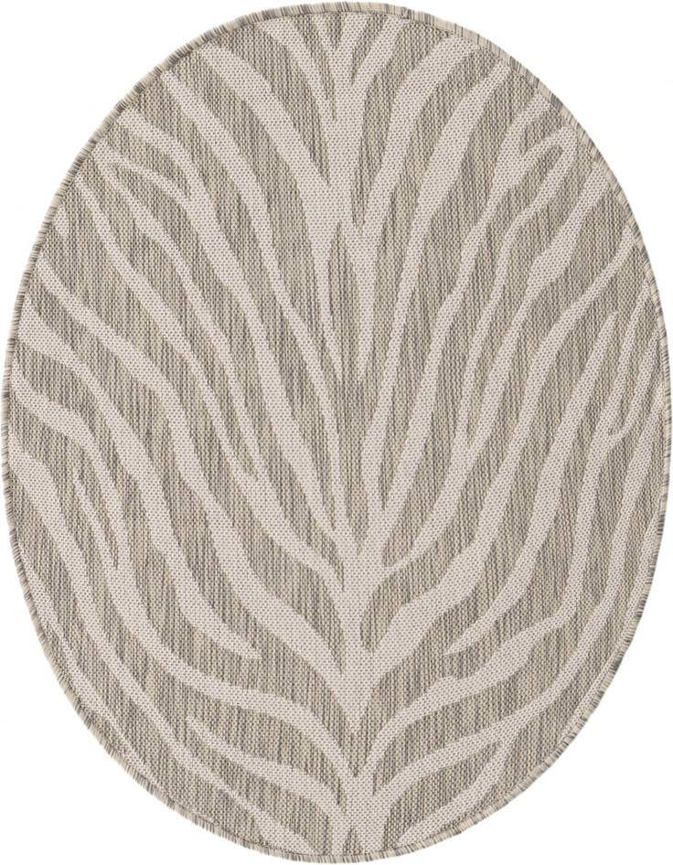 Detail image of 3' x 3' Easy-Clean Safari Indoor / Outdoor Round Rug