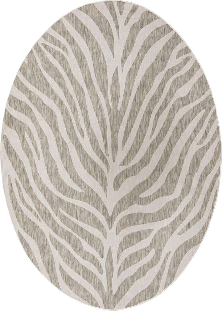 10' x 10' Easy-Clean Safari Indoor / Outdoor Round Rug