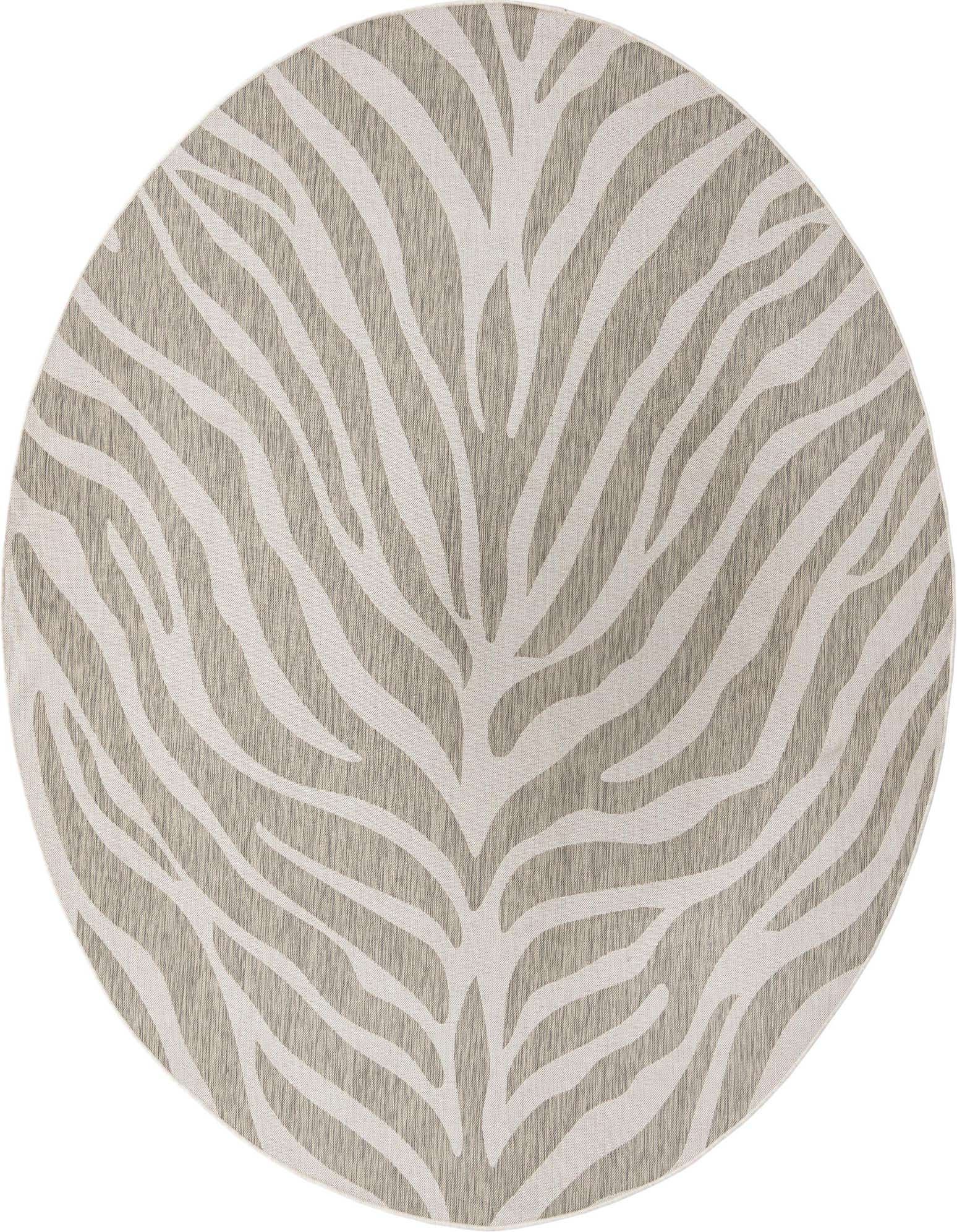 10' x 10' Easy-Clean Safari Indoor / Outdoor Round Rug