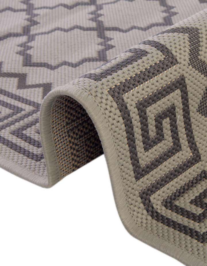 6' x 6' Easy-Clean Trellis Indoor / Outdoor Round Rug