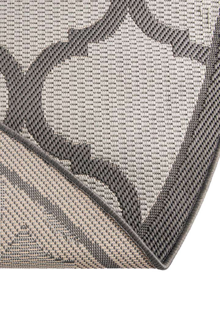 6' x 6' Easy-Clean Trellis Indoor / Outdoor Round Rug