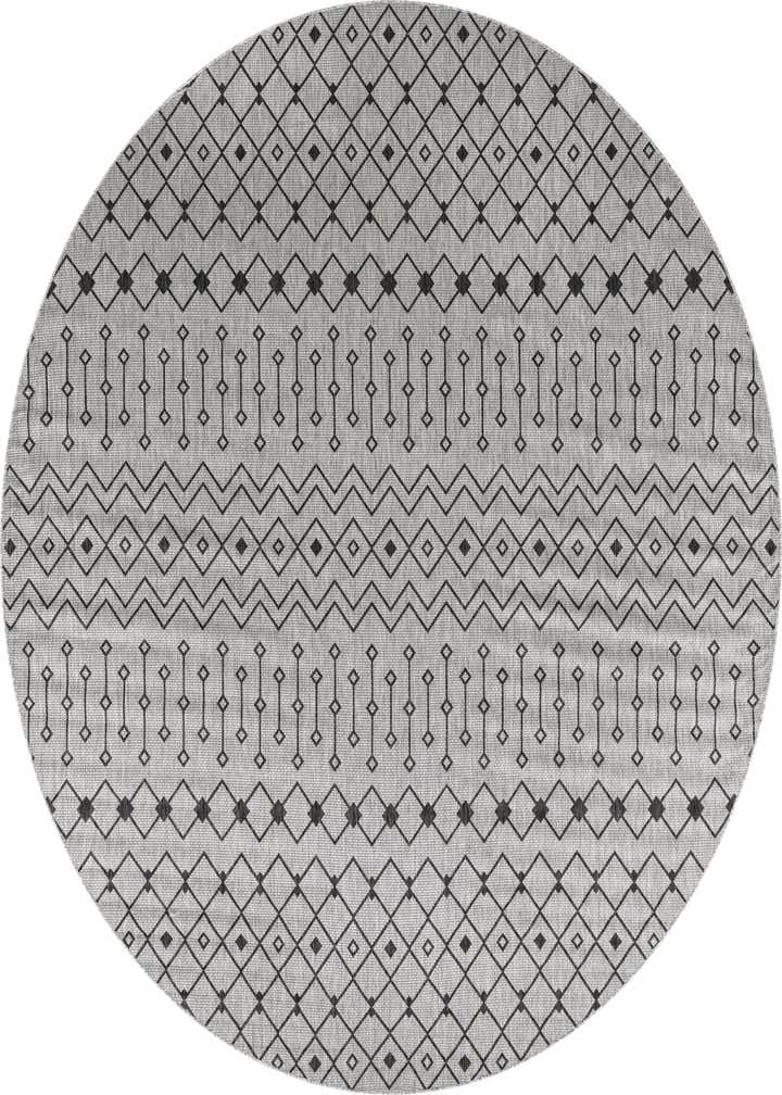 13' x 13' Easy-Clean Trellis Indoor / Outdoor Round Rug