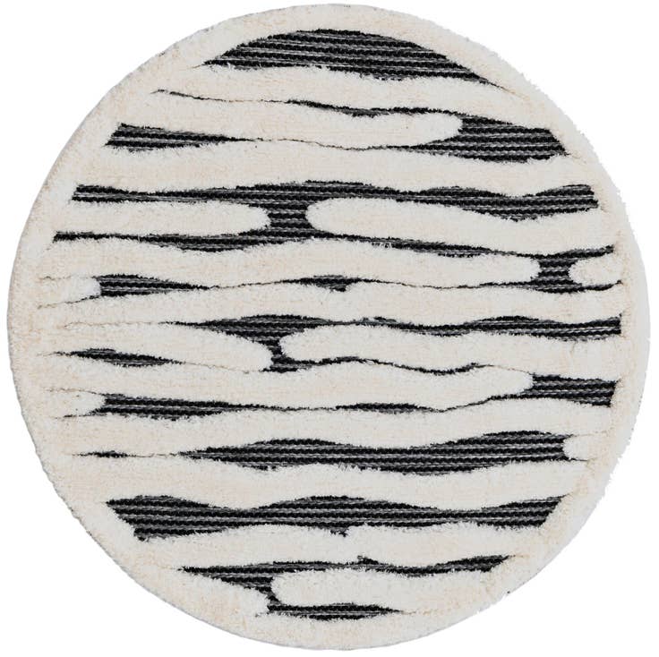 Detail image of 3' x 3' Prismatic Round Rug
