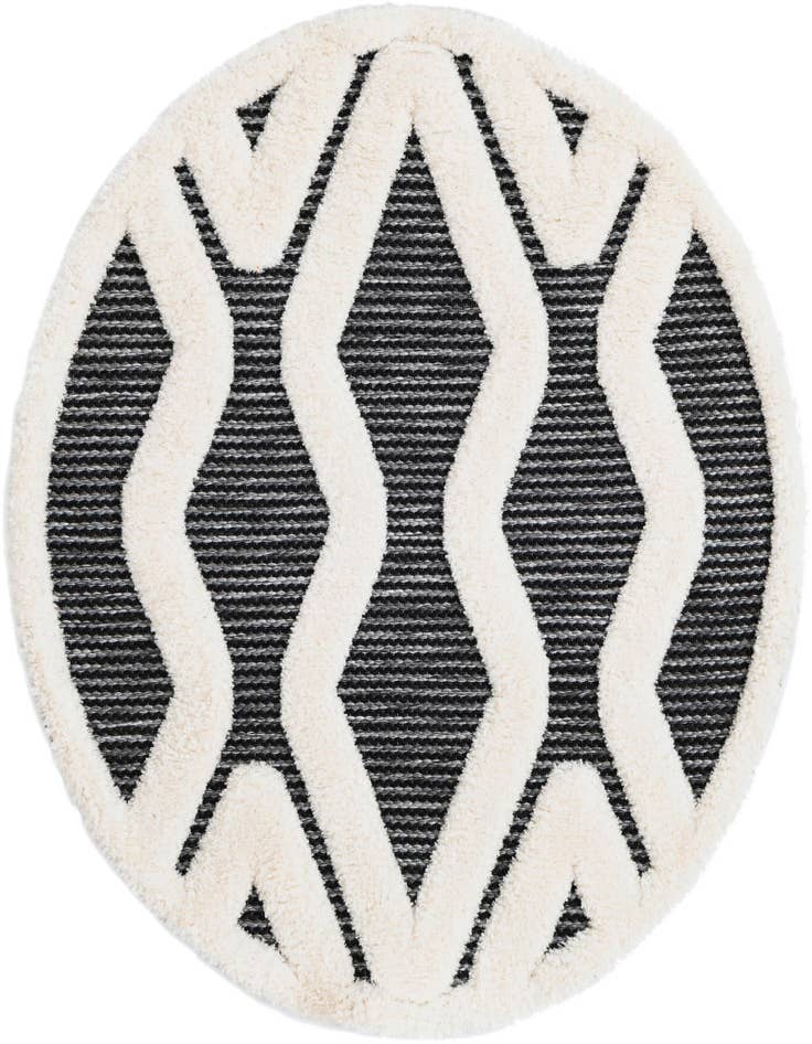Detail image of 3' x 3' Prismatic Round Rug