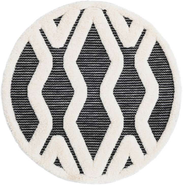 3' x 3' Prismatic Round Rug