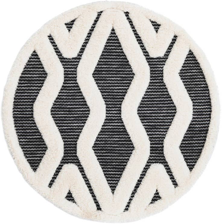 Detail image of 3' x 3' Prismatic Round Rug