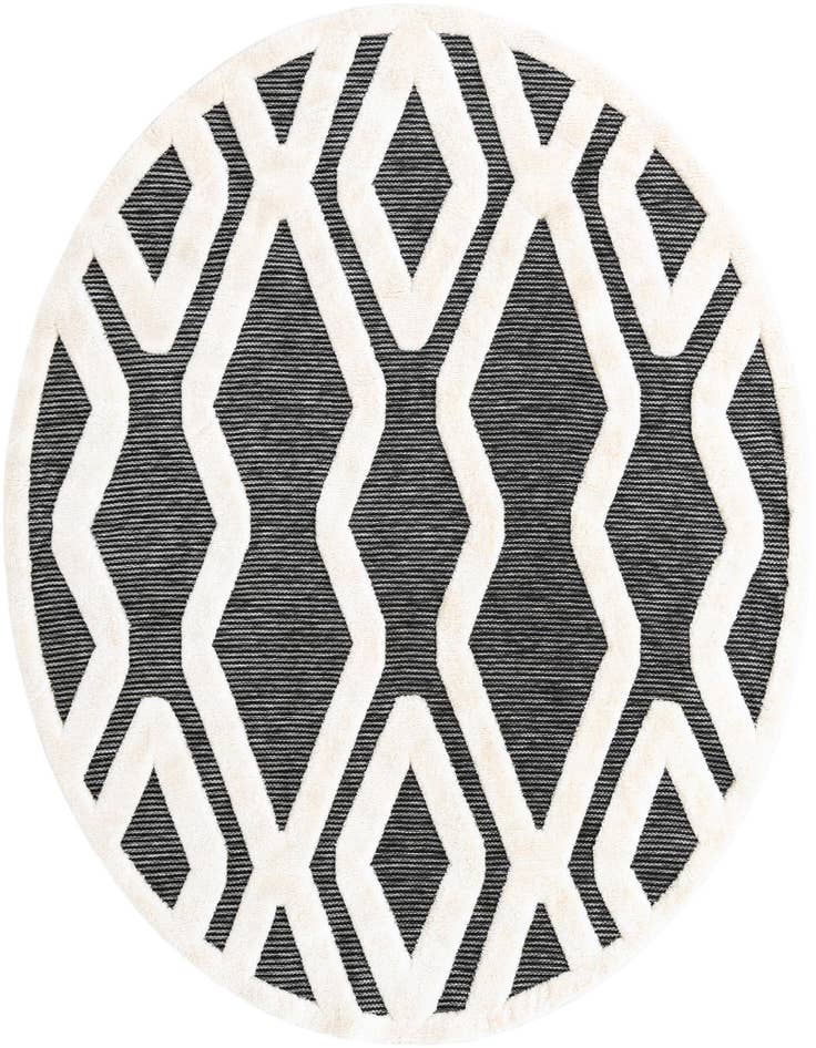 Detail image of 7' 10 x 7' 10 Prismatic Round Rug