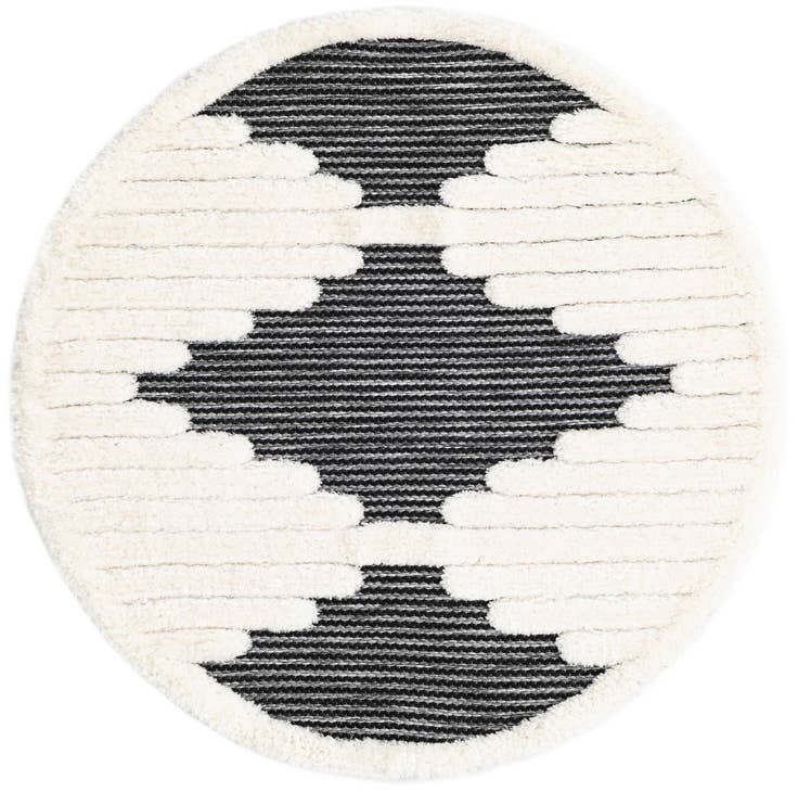 Detail image of 3' x 3' Prismatic Round Rug