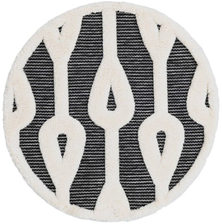 Detail image of 3' x 3' Prismatic Round Rug