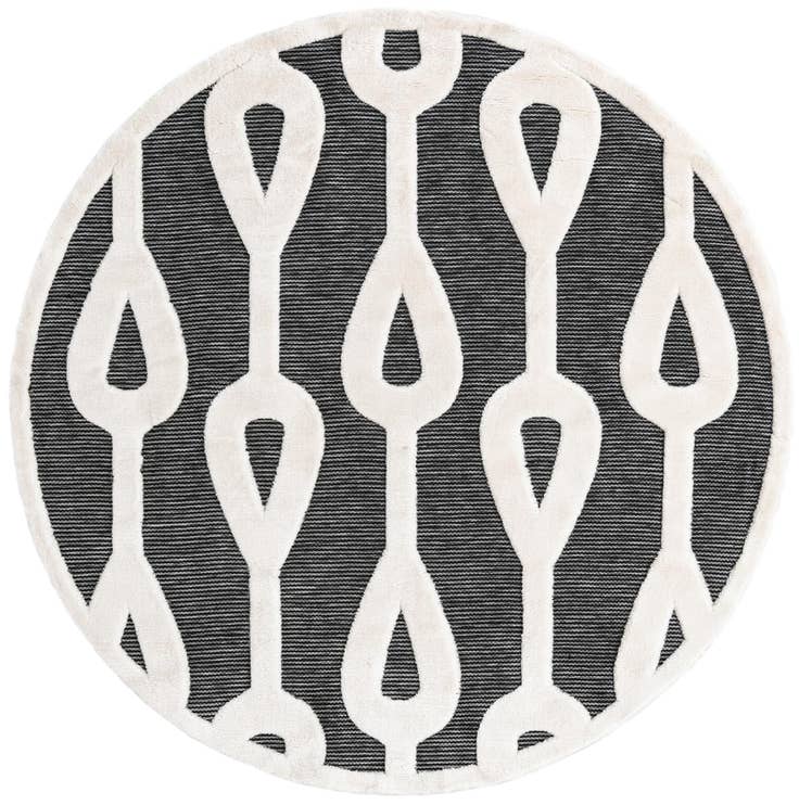 Detail image of 7' 10 x 7' 10 Prismatic Round Rug