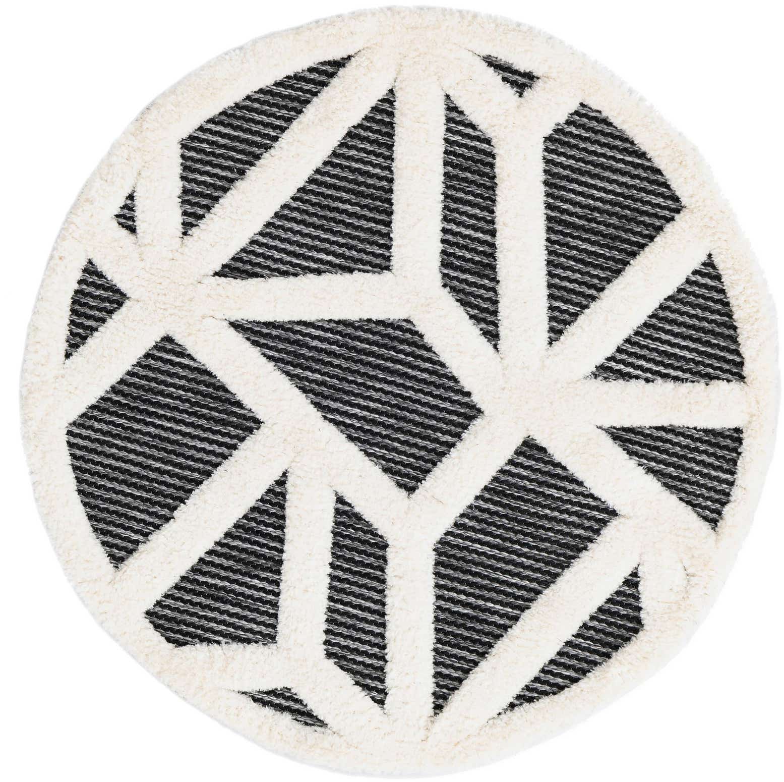 3' x 3' Prismatic Round Rug