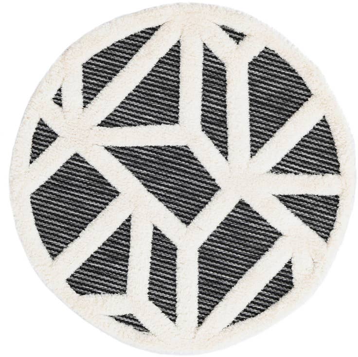 Detail image of 3' x 3' Prismatic Round Rug