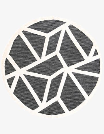 7' 10 x 7' 10 Prismatic Round Rug