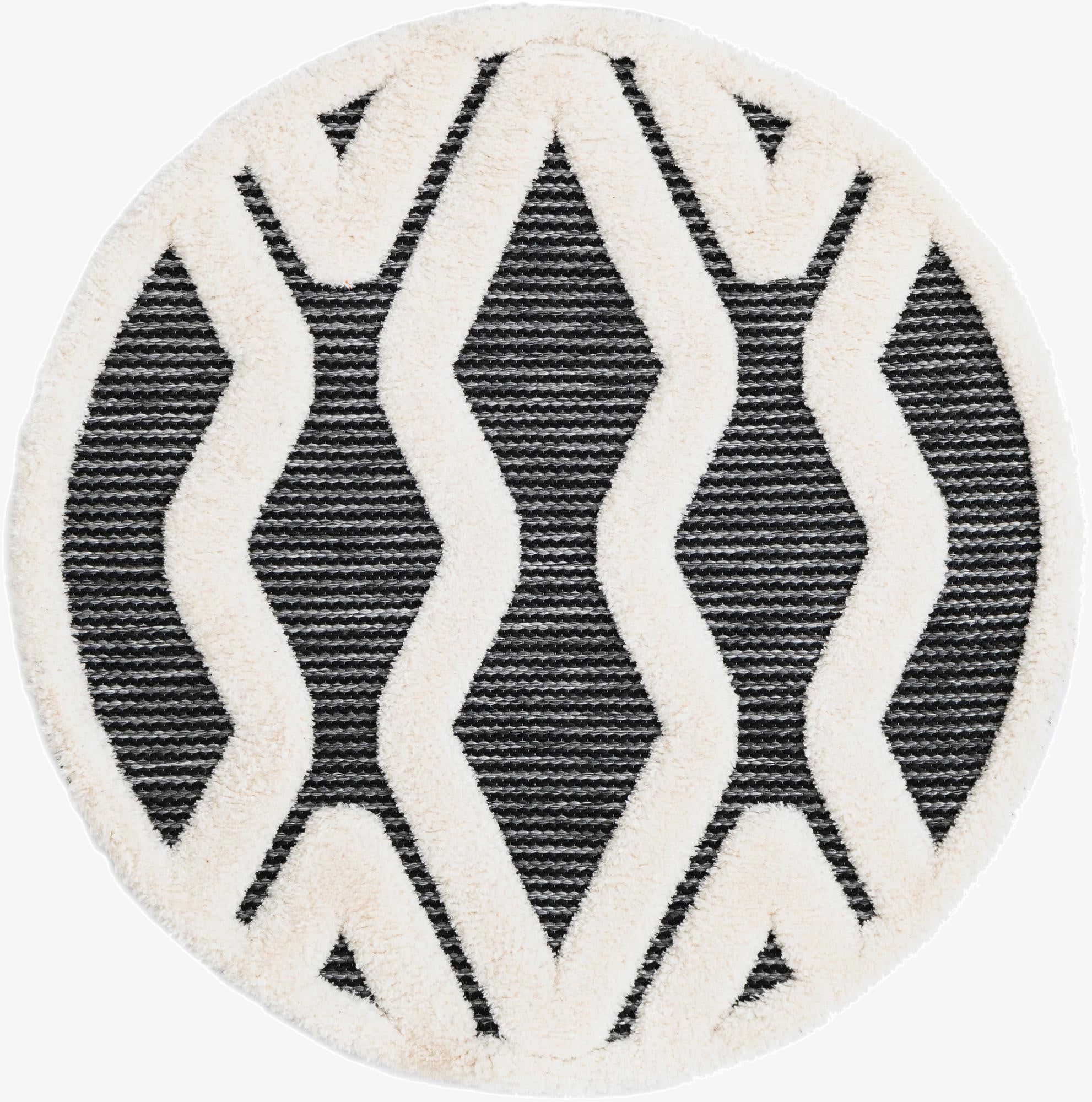 3' x 3' Prismatic Round Rug