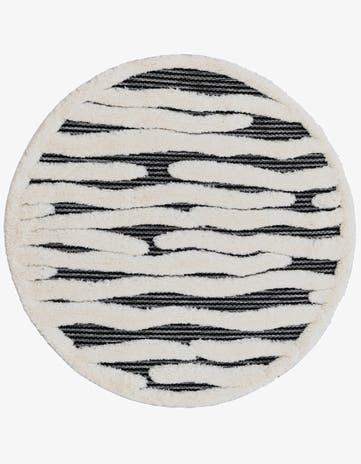 3' x 3' Prismatic Round Rug