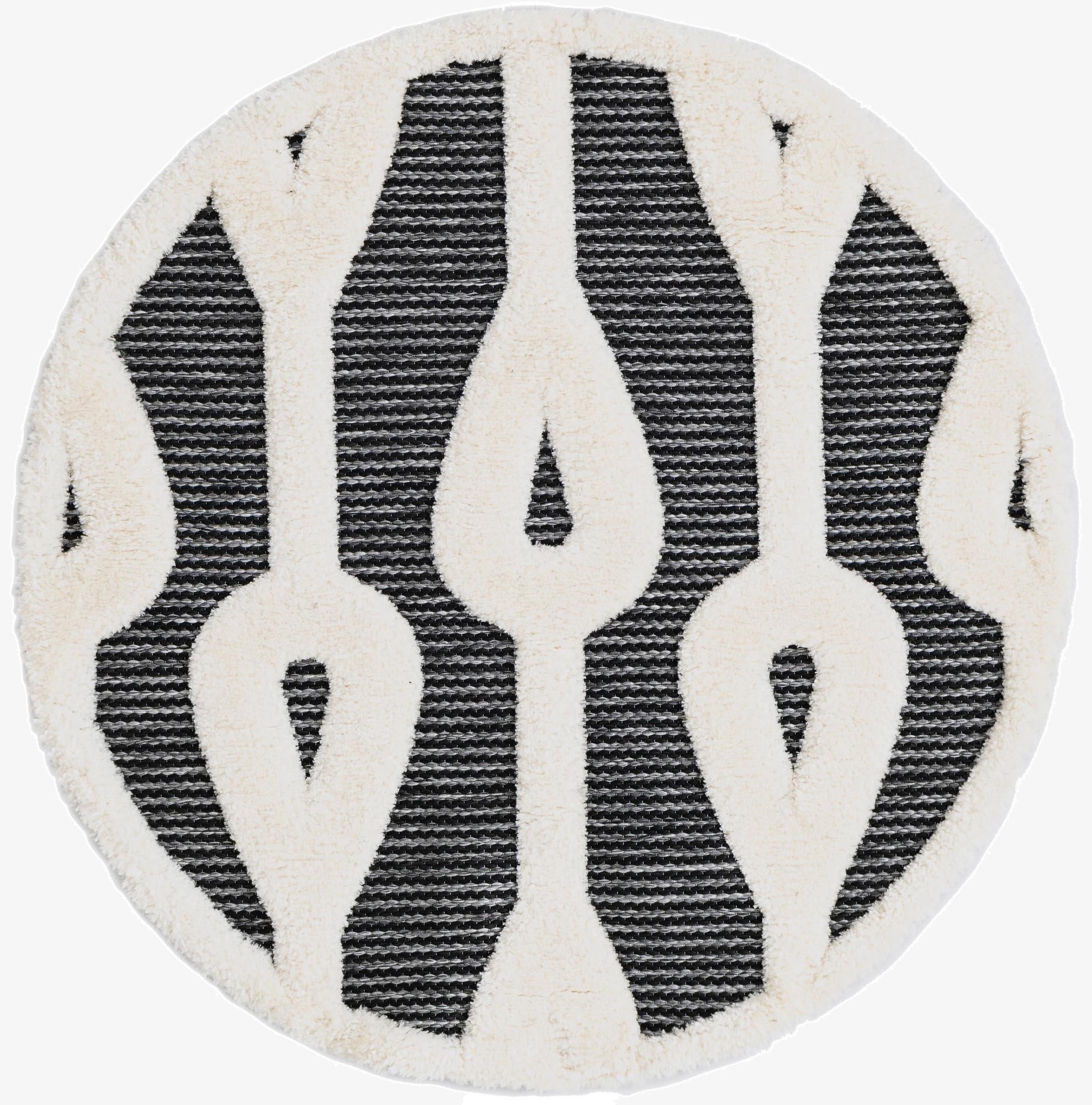 Primary image 3' x 3' Prismatic Round Rug