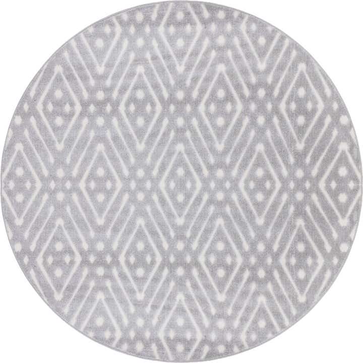 8' x 8' Easy-Clean Sabrina Soto Ella Indoor / Outdoor Round Rug