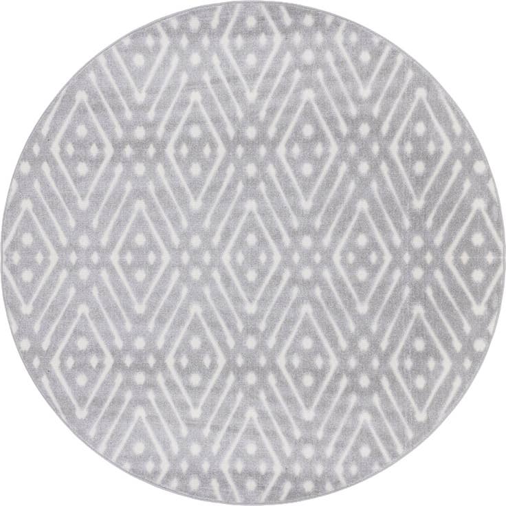 Detail image of 8' x 8' Easy-Clean Sabrina Soto Ella Indoor / Outdoor Round Rug