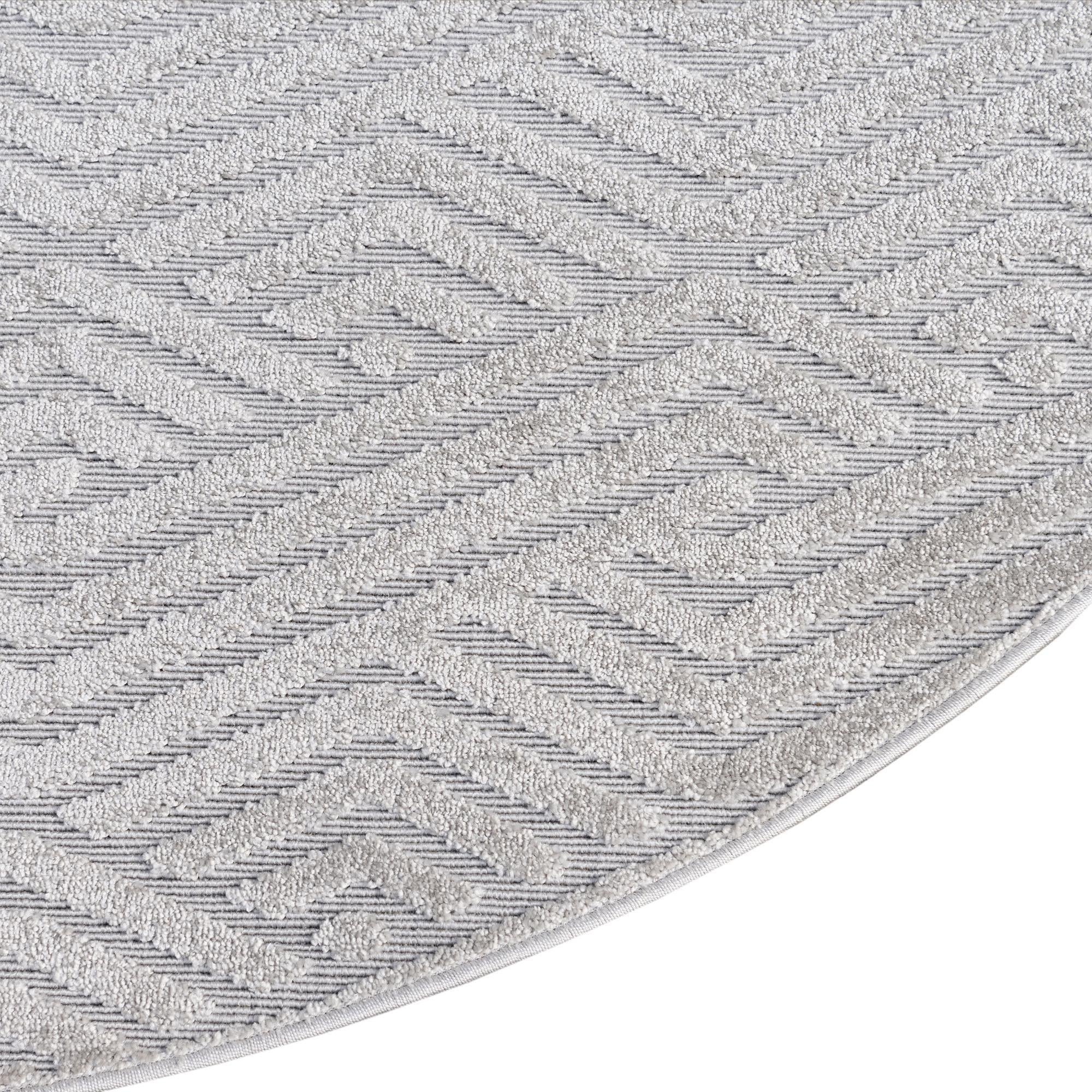 8' x 8' Easy-Clean Sabrina Soto Hudson Indoor / Outdoor Round Rug