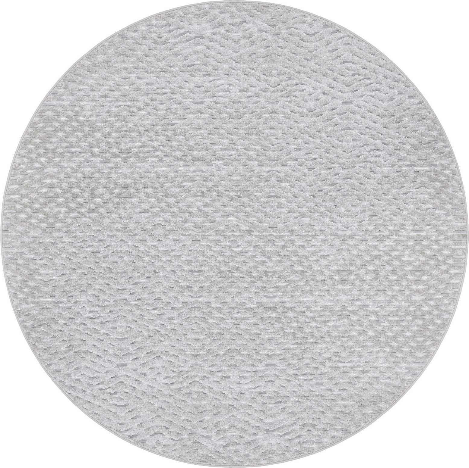 8' x 8' Easy-Clean Sabrina Soto Hudson Indoor / Outdoor Round Rug