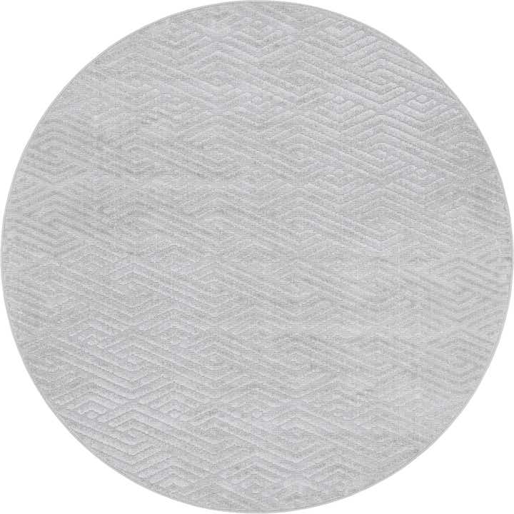 8' x 8' Easy-Clean Sabrina Soto Hudson Indoor / Outdoor Round Rug