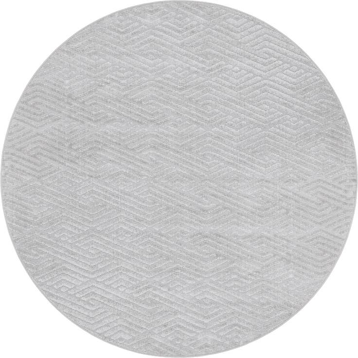 Detail image of 8' x 8' Easy-Clean Sabrina Soto Hudson Indoor / Outdoor Round Rug