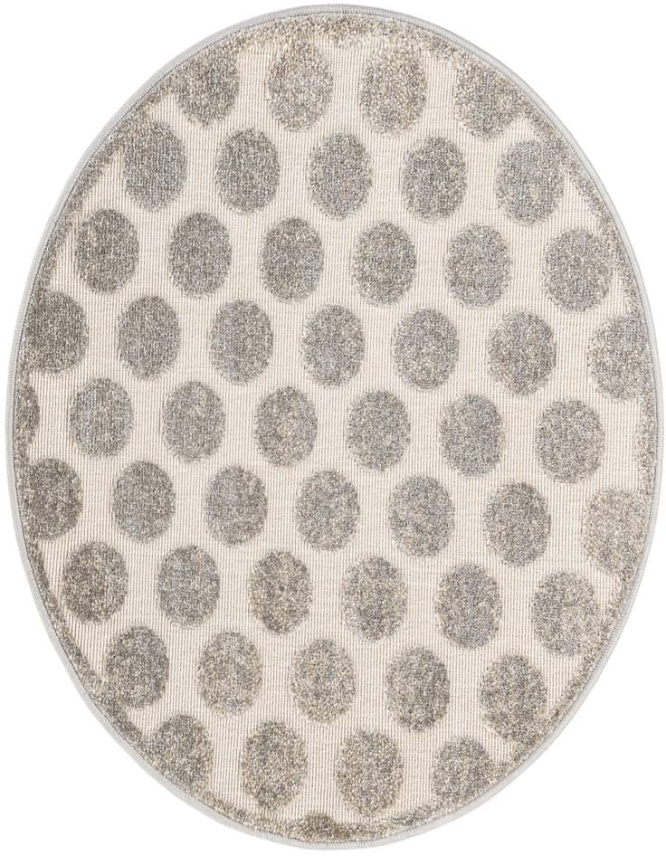 Detail image of 3' x 3' Easy-Clean Sabrina Soto Indoor / Outdoor Round Rug
