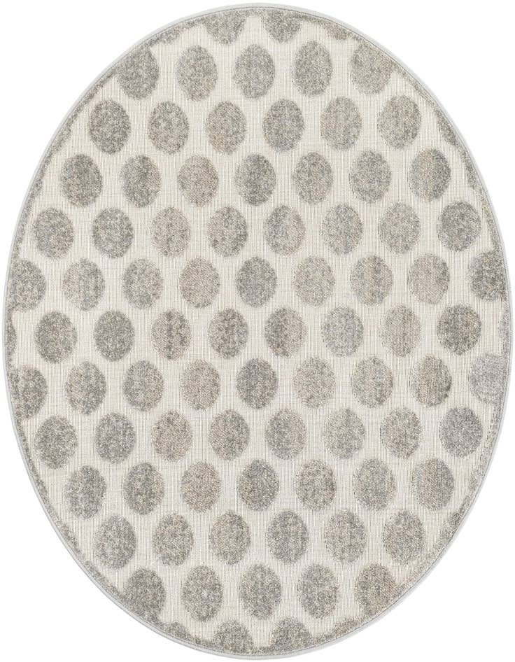 Detail image of 5' x 5' Easy-Clean Sabrina Soto Indoor / Outdoor Round Rug