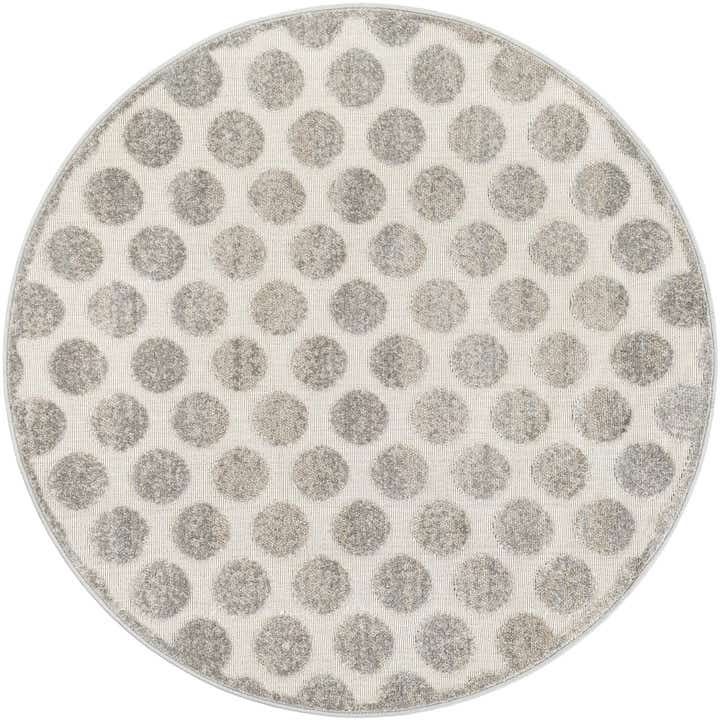 5' x 5' Easy-Clean Sabrina Soto Indoor / Outdoor Round Rug