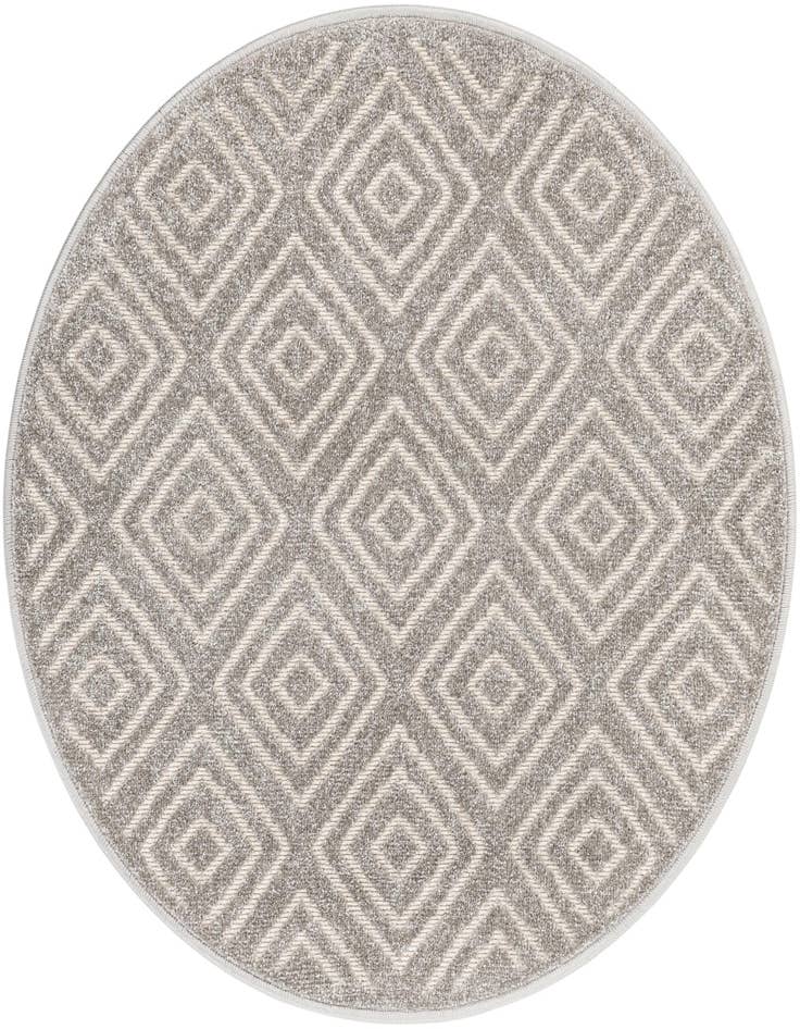 Detail image of 3' x 3' Easy-Clean Sabrina Soto Indoor / Outdoor Round Rug