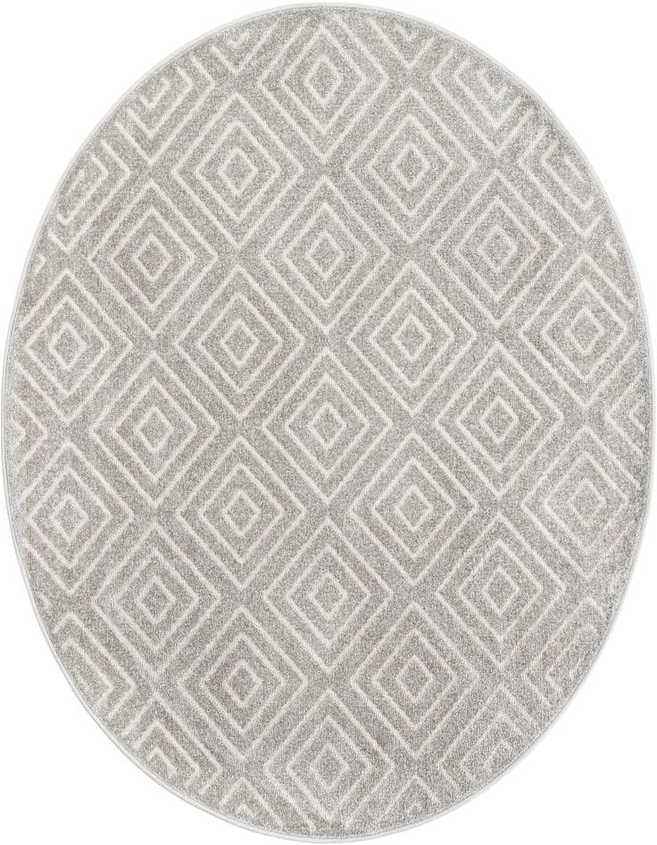 Detail image of 5' x 5' Easy-Clean Sabrina Soto Indoor / Outdoor Round Rug
