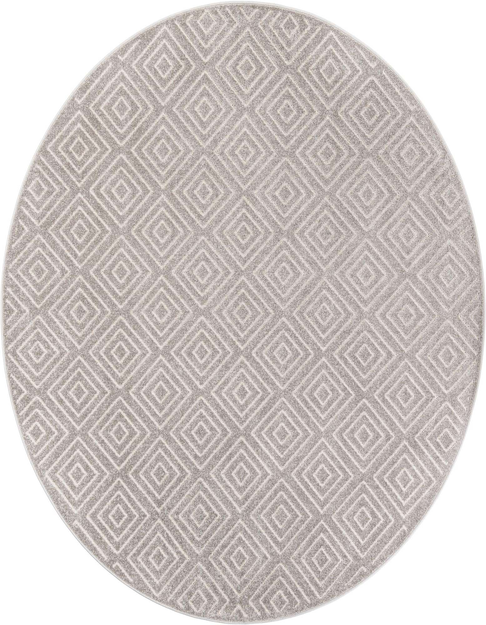 7' 10 x 7' 10 Easy-Clean Sabrina Soto Indoor / Outdoor Round Rug