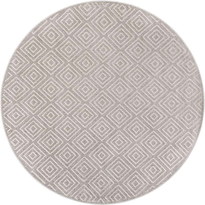 7' 10 x 7' 10 Easy-Clean Sabrina Soto Indoor / Outdoor Round Rug