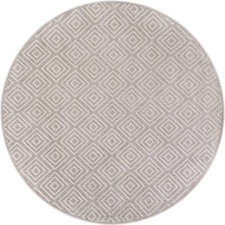 Detail image of 7' 10 x 7' 10 Easy-Clean Sabrina Soto Indoor / Outdoor Round Rug