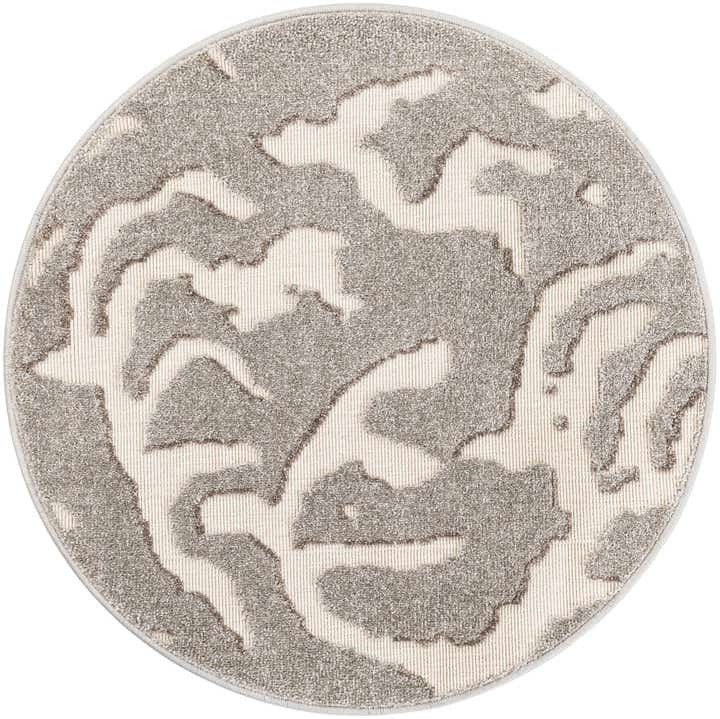 3' x 3' Easy-Clean Sabrina Soto Indoor / Outdoor Round Rug