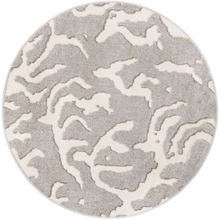 5' x 5' Easy-Clean Sabrina Soto Indoor / Outdoor Round Rug