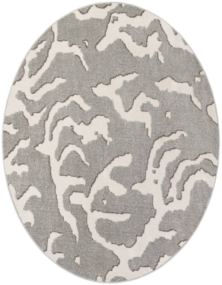 Detail image of 7' 10 x 7' 10 Easy-Clean Sabrina Soto Indoor / Outdoor Round Rug