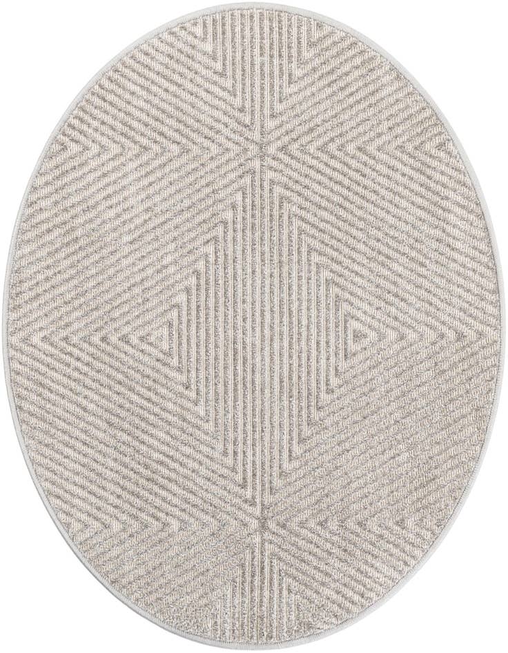 Detail image of 3' x 3' Easy-Clean Sabrina Soto Indoor / Outdoor Round Rug