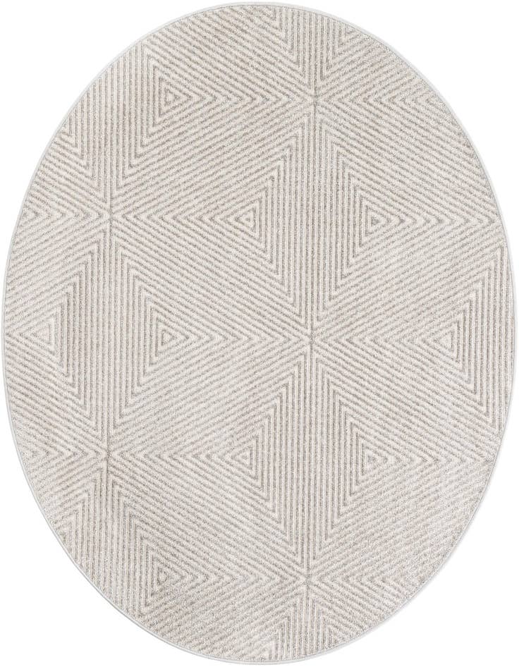 Detail image of 5' x 5' Easy-Clean Sabrina Soto Indoor / Outdoor Round Rug